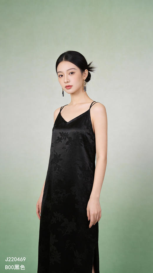 2022夏季新款醋酸吊带裙J220469 商品图1