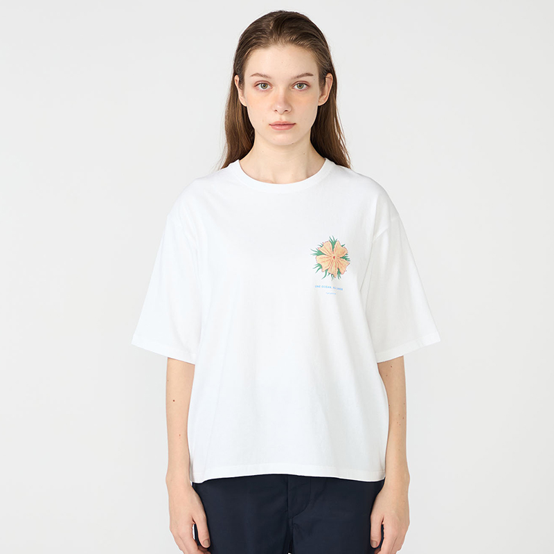 nanamica OOAL Graphic Tee 有机棉宽松女装圆领短袖T恤