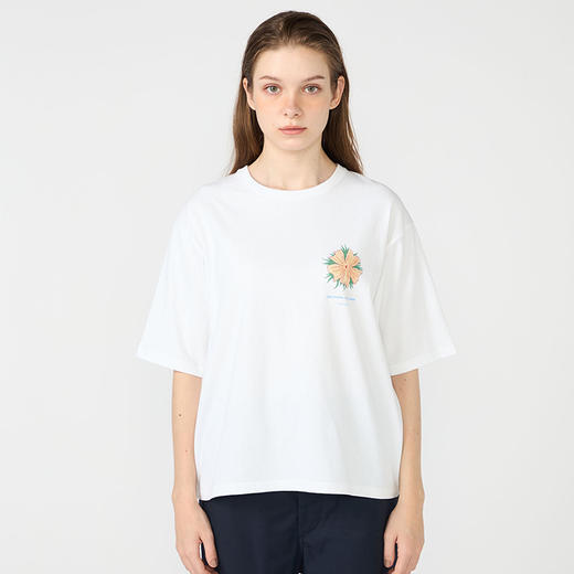 nanamica OOAL Graphic Tee 有机棉宽松女装圆领短袖T恤 商品图0