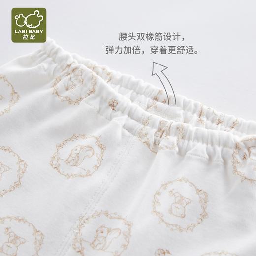 拉比内衣i5-4长绒棉内衣肩开服套装LYEA100202 商品图4