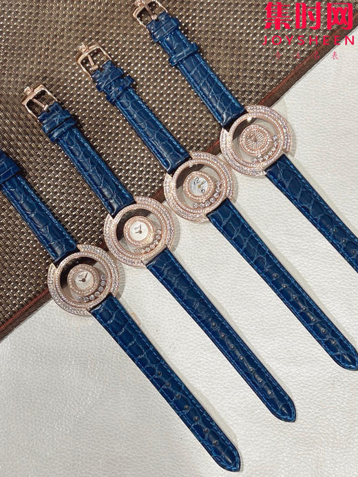 萧邦新款奢华镶钻 快乐钻透明镂空系列 透明快乐钻 女士腕表 有金有钻寓意有进有赚 商品图3