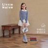 【云优选】Little Naive儿童娃娃领开衫早春麻花针织衫外套女童学院风上衣 商品缩略图2