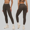 YOGACODE【火树银花系列】拼色瑜伽长裤女无侧缝高腰健身裤DWP516188 商品缩略图2