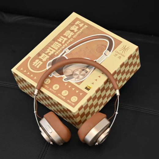 OneOdio万兆F4复古穿搭头戴式无线蓝牙耳机蓝牙5.4 ENC通话降噪 商品图4