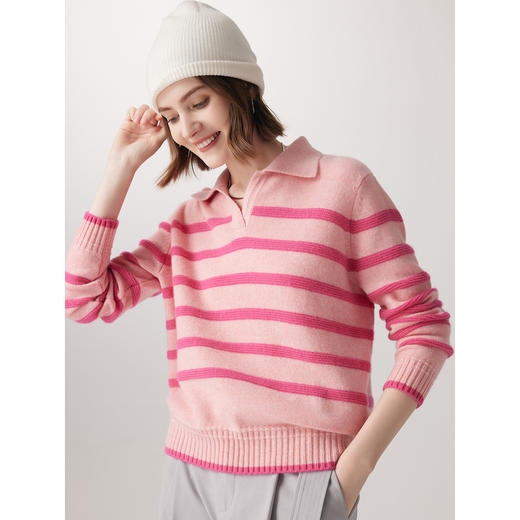 PALUOPO/PL翻领女衫ET23113R/约重355g帕罗 商品图1