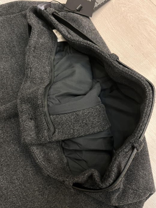 原单羊毛混纺长半裙 商品图3