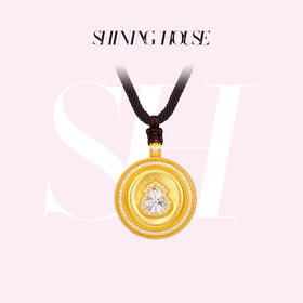 意趣东方系列 ShiningHouse[培育] 足金钻石挂坠 葫芦形1克拉钻人工真钻人造钻石古法黄金时尚钻石吊坠【此商品不支持7天无理由退货退款】预计3日发货
