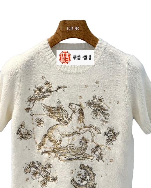 女款马年刺绣短袖针织衫zh010 商品图2