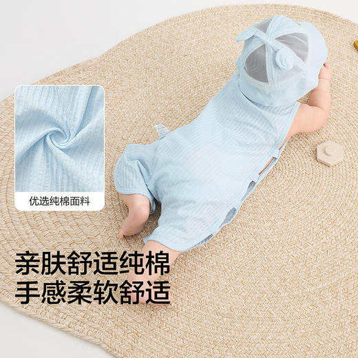 【balaOne】巴拉巴拉宝宝连体衣婴儿哈衣2026新款夏季全棉两件装 商品图3