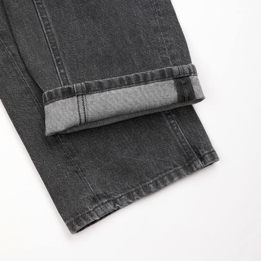 ROMI STUDIO复古高腰简约时尚休闲修身百搭直筒牛仔裤RWCSX82001 商品图3