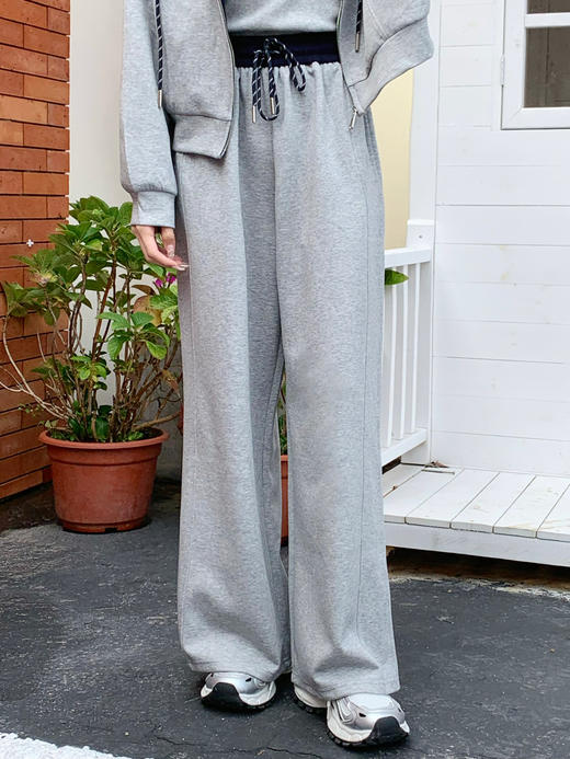 【百图lulu定制】【一套299元】【微风三件套】拼色 夹克 外套 休闲裤 吊带 外套 裤子三件套 商品图4