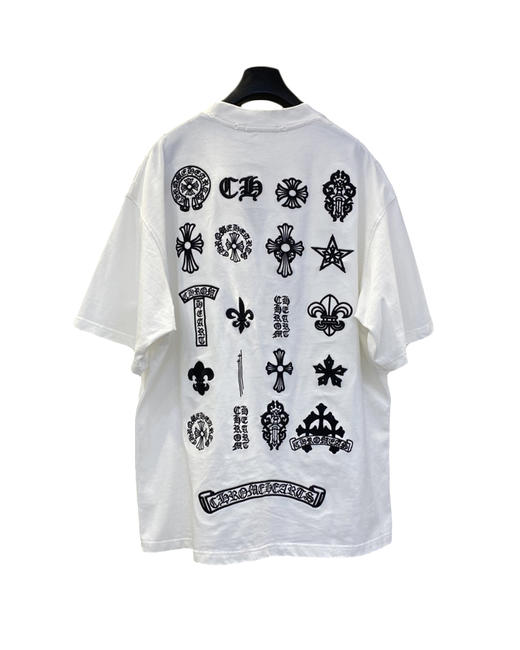 中性款破损刺绣厚版短袖T恤ba009 商品图1