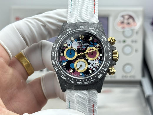 Noob official➕ Factory ROLEX宇宙计时迪通拿系列之碳纤维定制版，腕表不仅佩戴轻便，外表坚硬。且每一只腕表都拥有独一无二的碳纤花纹材质📦📦📦📦📦📦📦📦📦📦❕ 商品图0