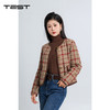春上新复古格纹氛围感小香风呢外套2261002 商品缩略图0