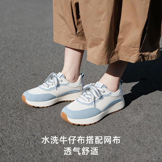 Pansy盼喜日本女鞋超轻舒适透气拼色休闲运动鞋2026年春季新款HD4307 商品图1