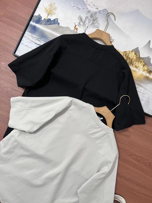 F020539户外休闲衣男士长袖一体织短袖T恤 商品图4