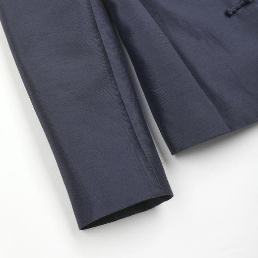 ROMI STUDIO羊毛桑蚕丝混纺手工丝绒盘扣新中式外套 RWDSWG2324 商品图5