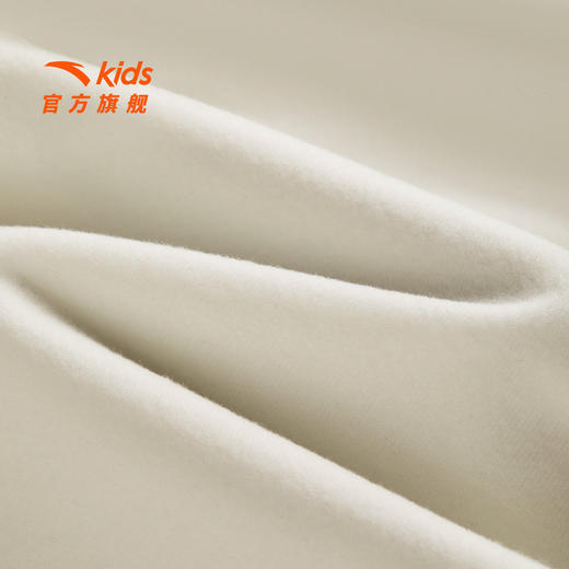 安踏儿童女大童丝光绒运动上衣2026年春新款舒适保暖中大童厚外套362616605 商品图4