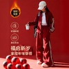 女童秋冬加绒套装韩系穿搭时尚女孩加绒红色喜庆拜年服长裤两件套 商品缩略图1