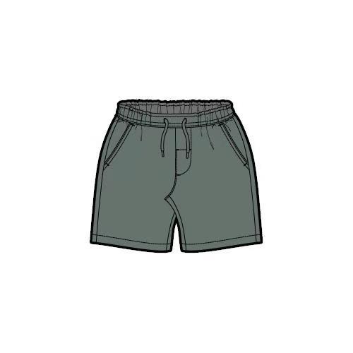 佐丹奴童装26年新款全棉净色卡其抽绳短裤03106225 商品图2