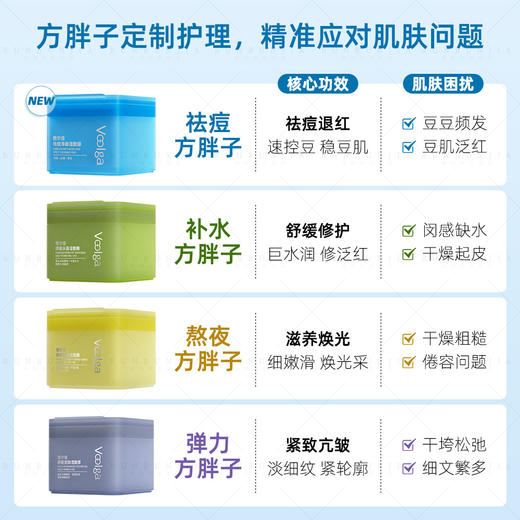 敷尔佳酵能醒肤湿敷膜方胖子（70片）/盒 商品图1