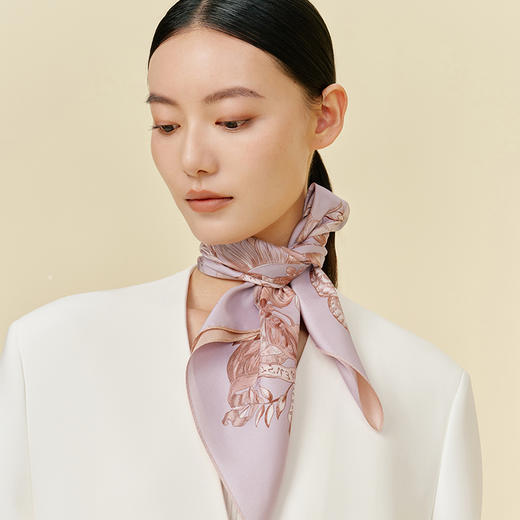 万事利双面印花中方巾-蝶恋花 商品图0