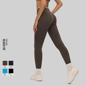 YOGACODE【火树银花系列】拼色瑜伽长裤女无侧缝高腰健身裤DWP516188