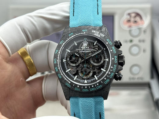 Noob official➕ Factory ROLEX宇宙计时迪通拿系列之碳纤维定制版，腕表不仅佩戴轻便，外表坚硬。且每一只腕表都拥有独一无二的碳纤花纹材质📦📦📦📦📦📦📦📦📦📦❕ 商品图0