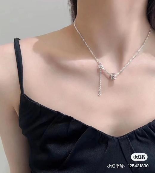 F020512迷你心形设计转运珠蜜语筒项链 商品图5