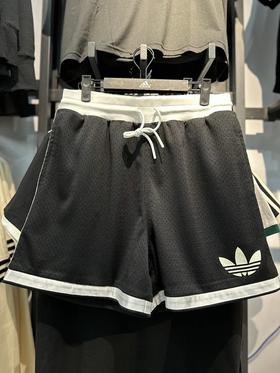 阿迪达斯/Adidas 三叶草透气网眼短裤，货号：IY7387，男女情侣款