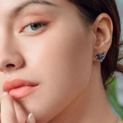 2楼Fellala/翡拉拉「蝴蝶」925银耳钉设计感耳饰货号926434102吊牌价1099现价989 商品图4