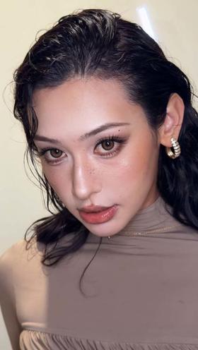 PuffGirl（Puff Girl）日抛 10片装 圣诞布丁 直径14.5mm着色13.9mm