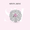 BLOSSOM·  永恒之环系列 ShiningHouse[培育] 18k金钻石戒指吊坠套装 公主方形粉钻 人工真钻人造钻石K金豪华钻石套装戒指吊坠一款两戴【明星定制款请与客服联系确定详情】 商品缩略图0