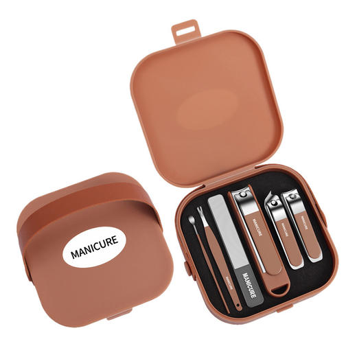 【升级款套装】防飞溅指甲刀 6件8件套装 家用指甲剪高奢剪指甲刀 女男士专用套装工具 商品图4