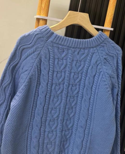 F020547清新圆领软糯厚实套头毛衣针织衫 商品图14