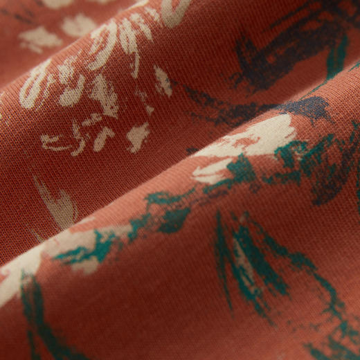 谜底印花T恤短袖2026年春季新品休闲百搭合体圆领上衣女265MT5025 商品图3