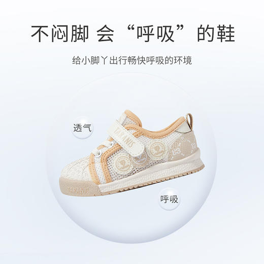 泰兰尼斯夏季婴童段舒适网布透气学步鞋T01B3B2968 商品图4