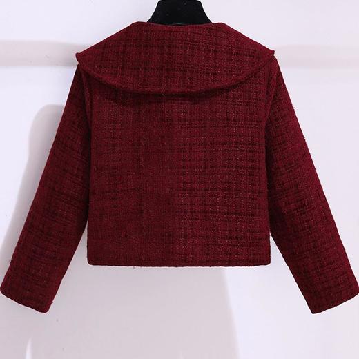 女童春秋新款时尚小香风套装中大童气质甜美外套半身裙秋冬两件套 商品图2