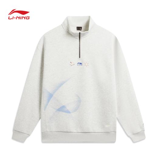 李宁DNA冬季运动灵感限定男女同款宽松套头卫衣AWDWC17 商品图2