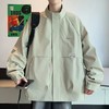 F020532中性宽松百搭防风连帽设计夹克外套 商品缩略图3