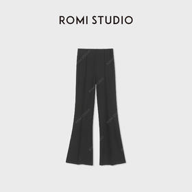 ROMI STUDIO“超模裤”简约休闲高弹喇叭裤长裤子 RWCSX42081（现货）