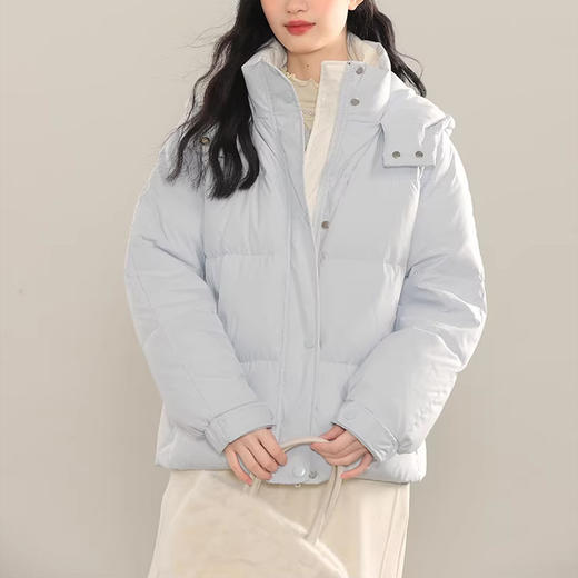 裁缝学苑AQ589新款立领小个子短款羽绒服纸样女连帽面包服打版裁剪图纸 商品图2