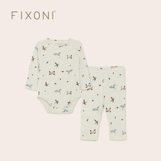 【云优选】FIXONI 婴幼儿长袖哈衣长袖上衣长裤-限时清仓 商品图5