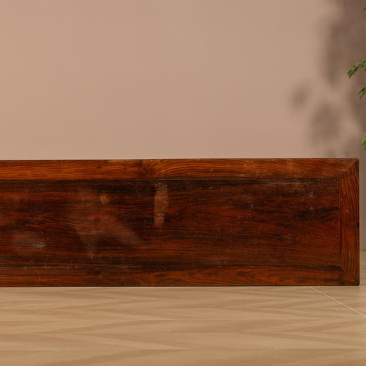 红木束腰马蹄腿灵芝回纹条桌 商品图4