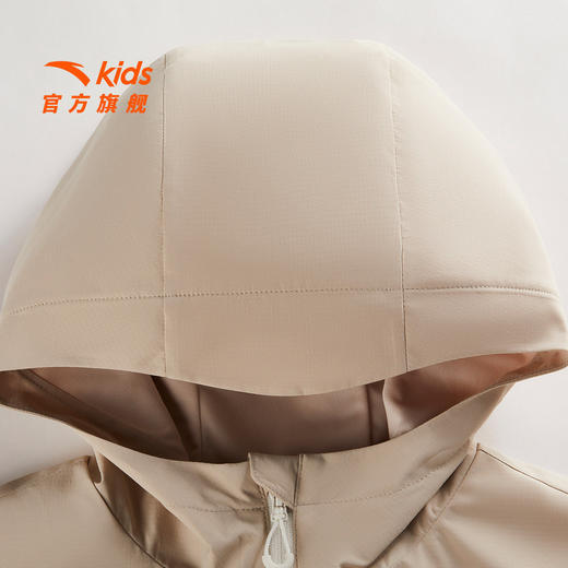 安踏儿童女大童丝光绒运动上衣2026年春新款舒适保暖中大童厚外套362616605 商品图2