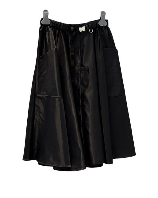 女款腰带尼龙伞裙he020 商品图0