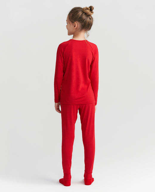 【5F】爱慕儿童奶皮新年开运暖衣套装 AK374G801 商品图2