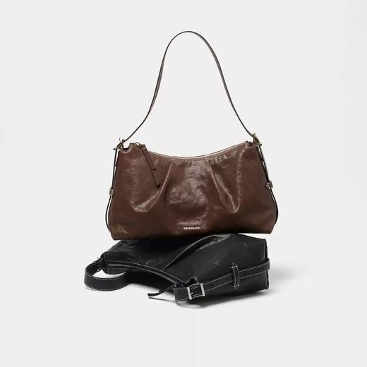 Mescolato hobo懒懒包手工植鞣皮大容量通勤单肩腋下包 商品图0