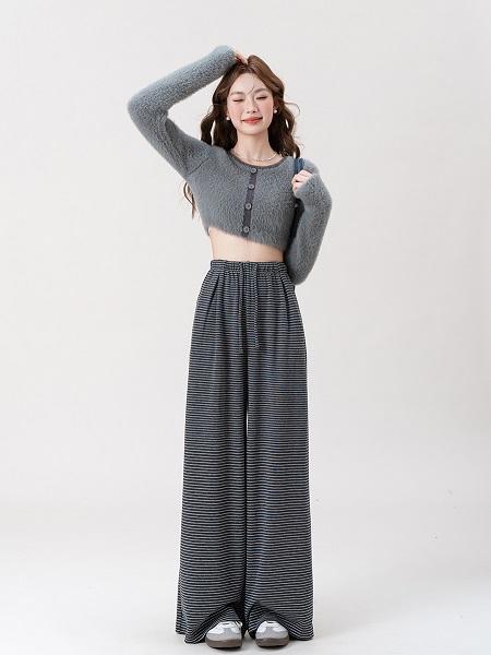 慵懒风休闲舒适百搭糯米裤-纪念日百货门店同款167996073 商品图2