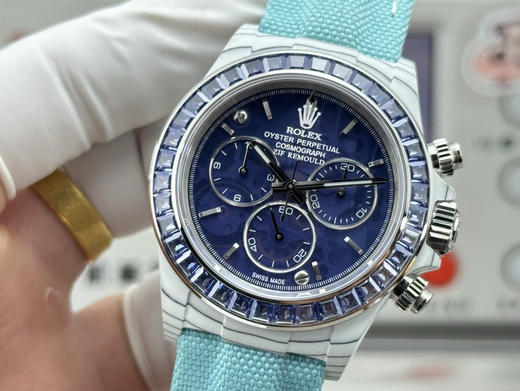 『莫桑钻圈口版本』Noob official➕ Factory ROLEX宇宙计时迪通拿系列之碳纤维定制版，腕表不仅佩戴轻便，外表坚硬。且每一只腕表都拥有独一无二的碳纤花纹材质📦📦📦📦 商品图4